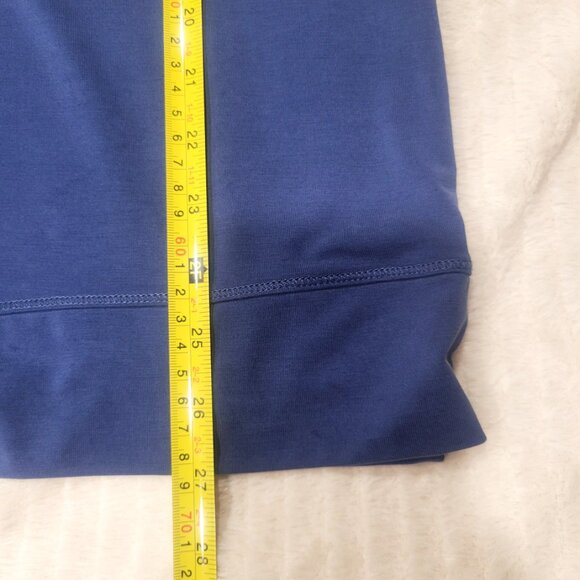 Chico's Zynergy V-Neck Blue Slide Slits 3/4 Sleeve - Size 0 (fits size 4-6) - Picture 10 of 12